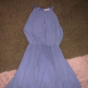 Francesca’s halter chiffon dress